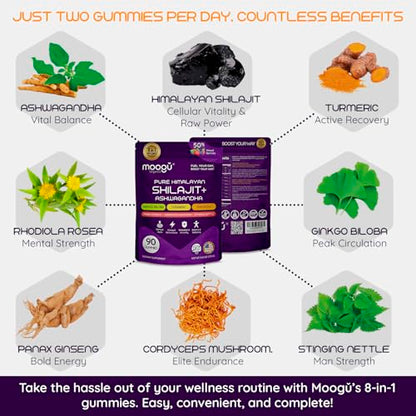 Shilajit 8-1 Super Blend Gummies