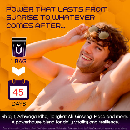 Shilajit Gummies for Men – Tongkat Ali, Ashwagandha KSM-66 & Cistanche | Sugar Free | Moogu Organics